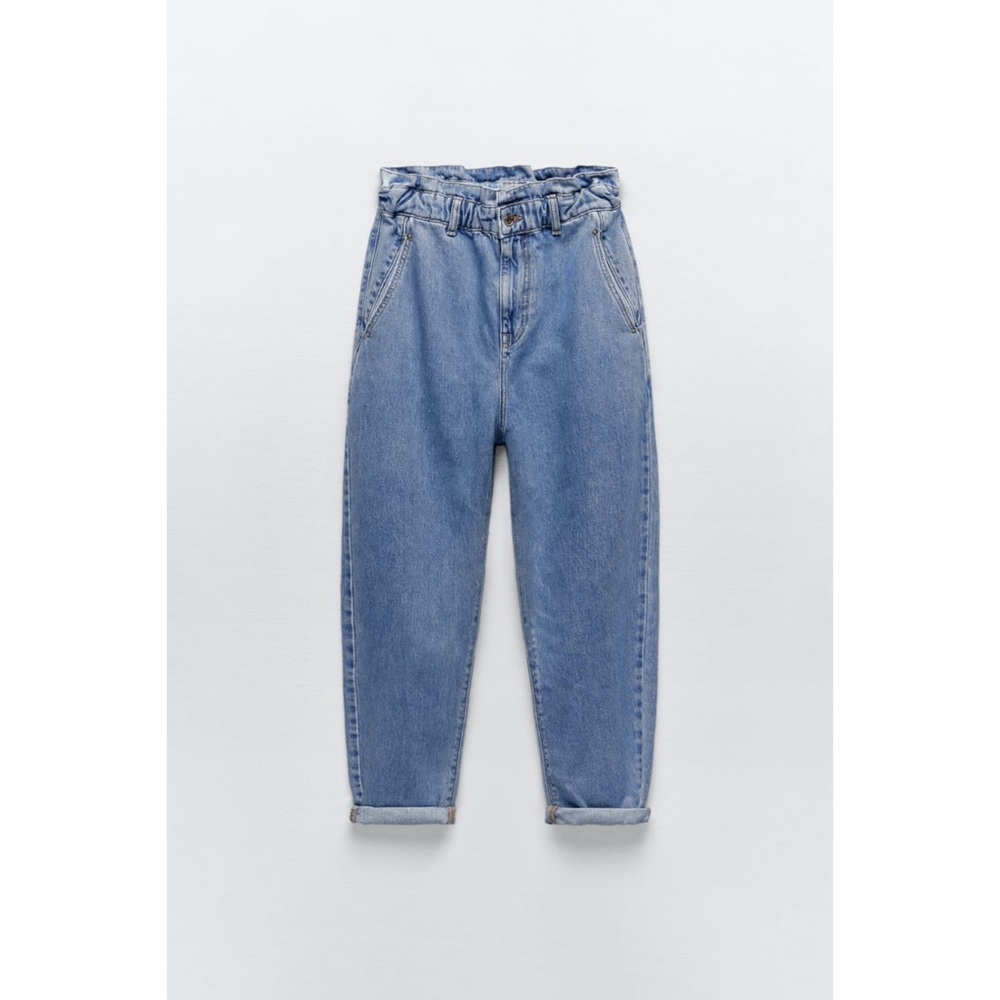 Zara Baggy Paperbag Jeans